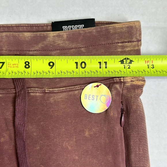 Victoria’s Secret PINK Yoga Women’s XSmall Leggings Brown Acid Wash NWT - Picture 12 of 14